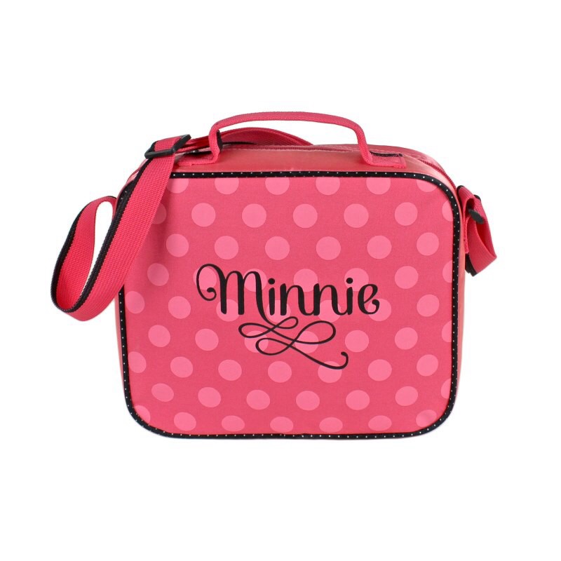 Geantă Prânz Minnie Mouse cu Recipiente și Dantelă