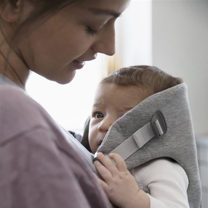 BabyBjorn Marsupiu Mini Light Grey - Purtare anatomica - imagine 7