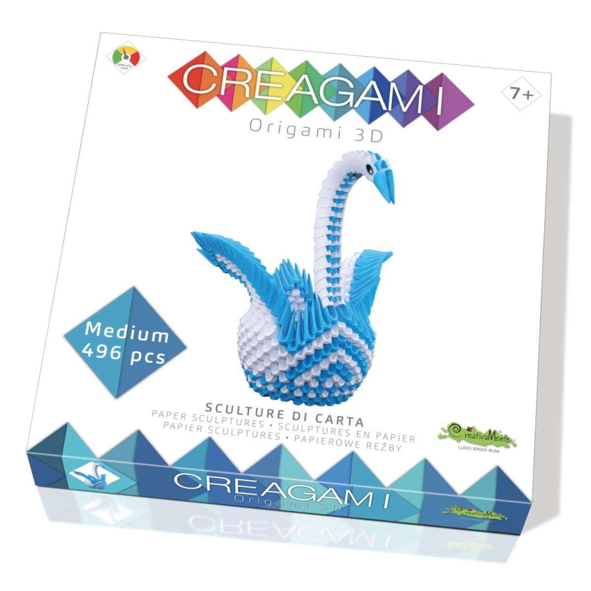Joc 3D Creagami Lebada Origami 496 Piese