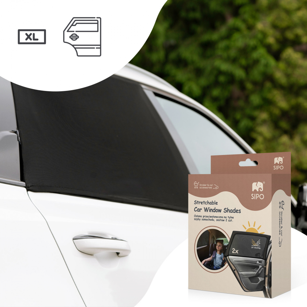Parasolar Auto Sipo 2 buc | Protecție UV - imagine 3