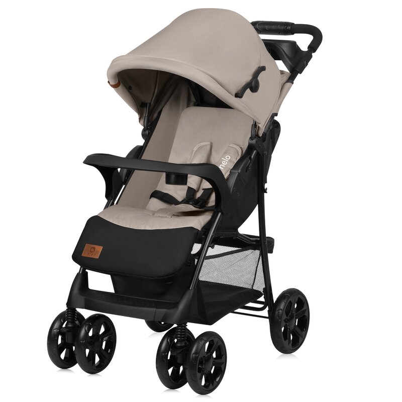 Lionelo Emma Plus Carucior Sport Bej - Pliabil Compact - imagine 4