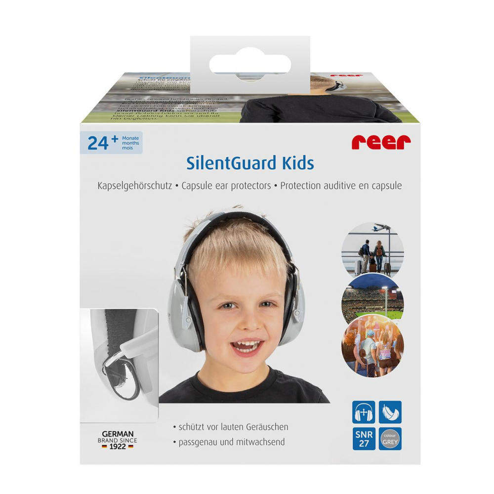 Căști Antifonice Reer SilentGuard Kids Gri - imagine 2