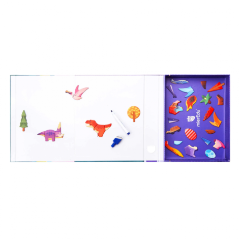 Puzzle Magnetic Dinozauri Mieredu - Creativitate - imagine 6