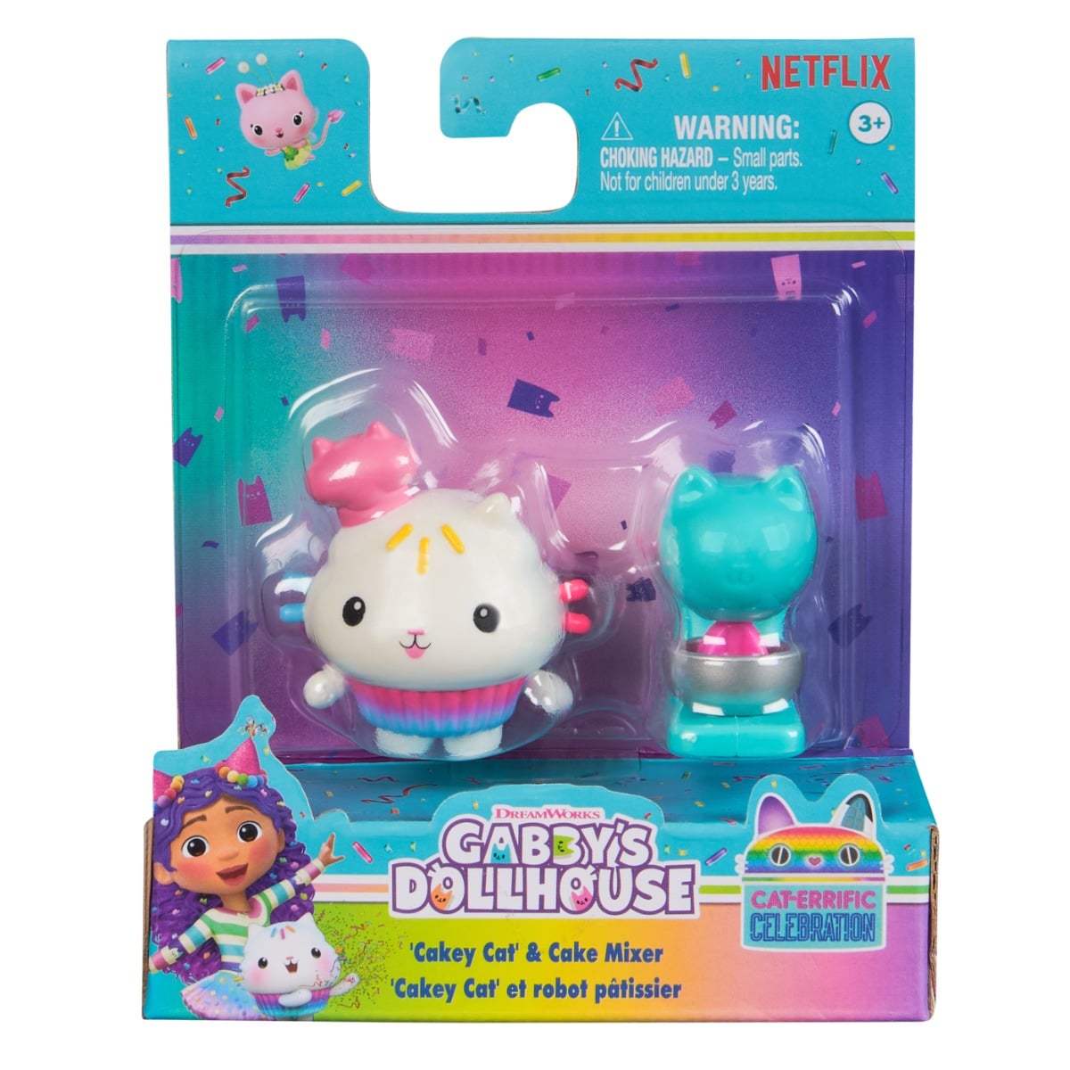 Set Gabby's Dollhouse Cakey Cat cu Mixer Funcțional