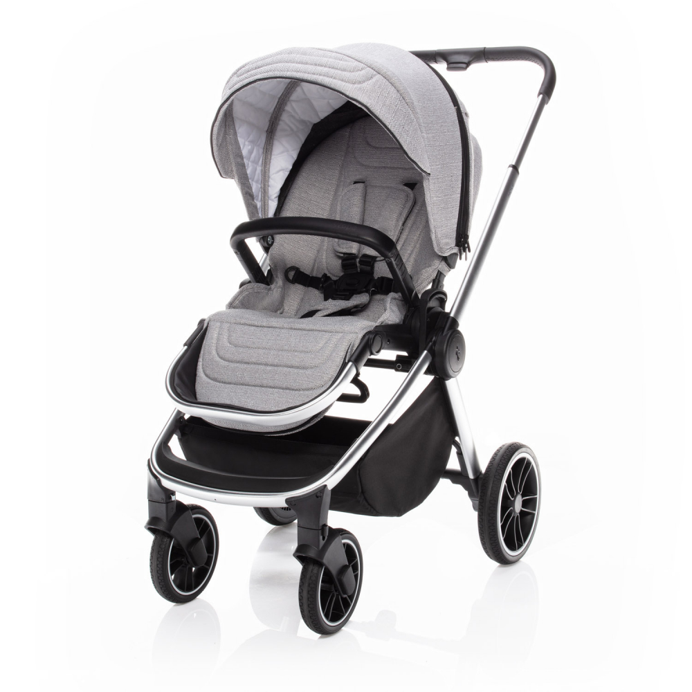 Carucior Zopa Move Silver Grey, Reversibil și Pliabil - imagine 8