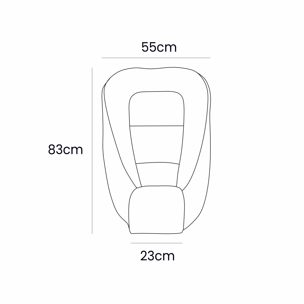 Babynest MeowBaby Bearly White - Siguranta si Confort - imagine 6