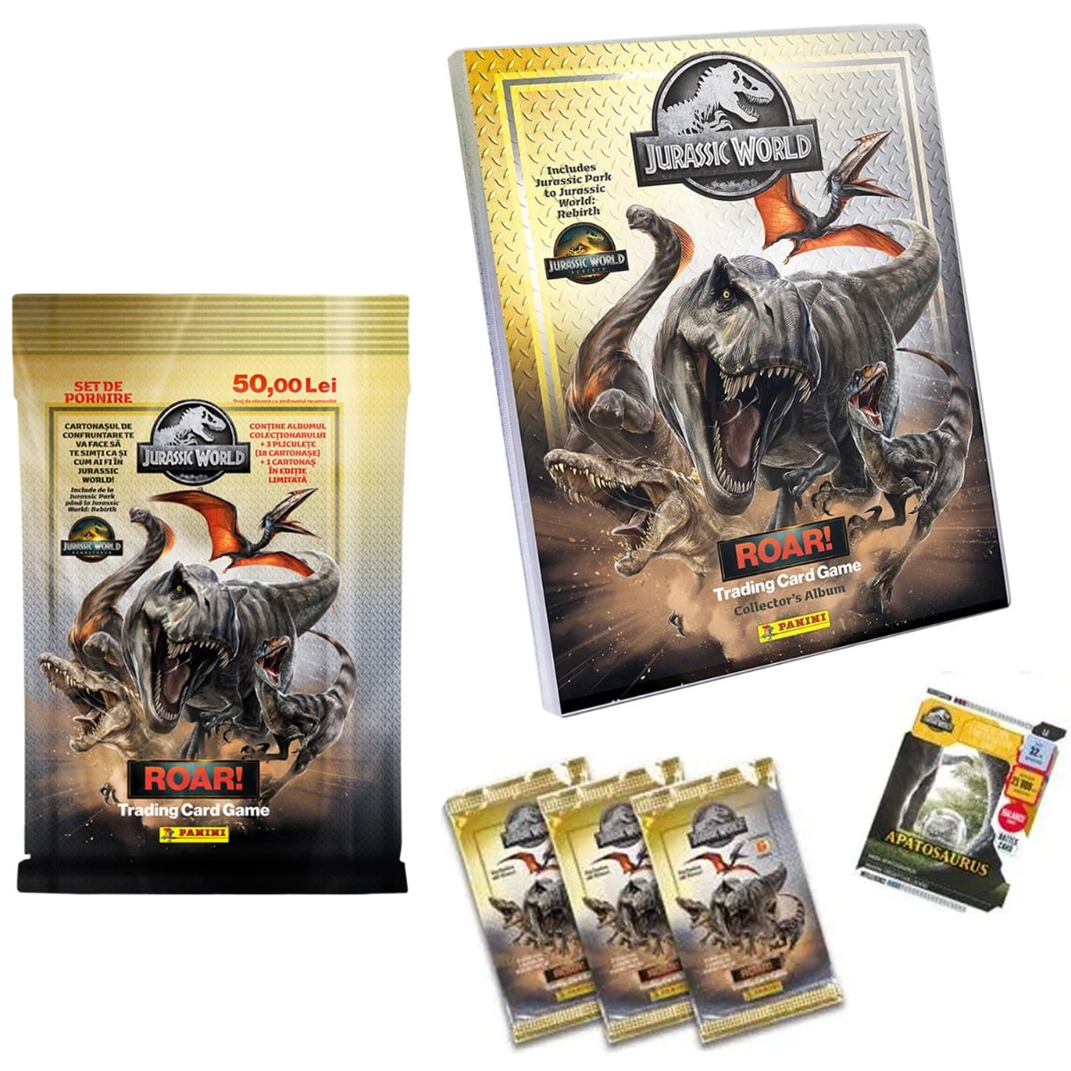 Panini Jurassic World Starter Pack - Joc Carduri