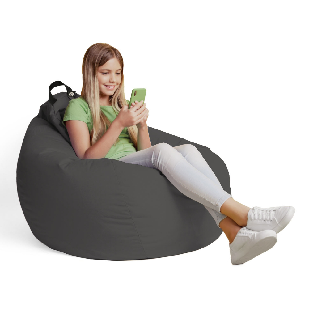 Husă Puf Bean Bag Para XL Dark Grey | Updeco - imagine 4