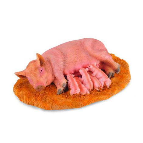 Familie de porci Collecta | Jucarie educativa sigura