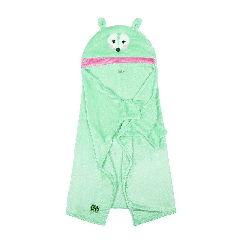 Paturica Zoocchini Fawn cu glugă, 145x110cm - imagine 4