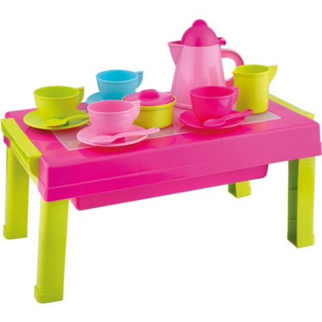 Set cafea Androni cu masuta, jucarie bucatarie - imagine 6