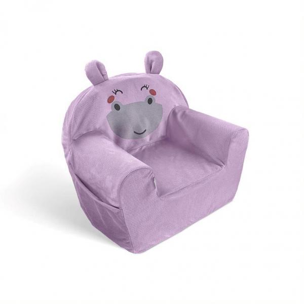Fotoliu Copii Klups Animals Hippo Moale - imagine 5