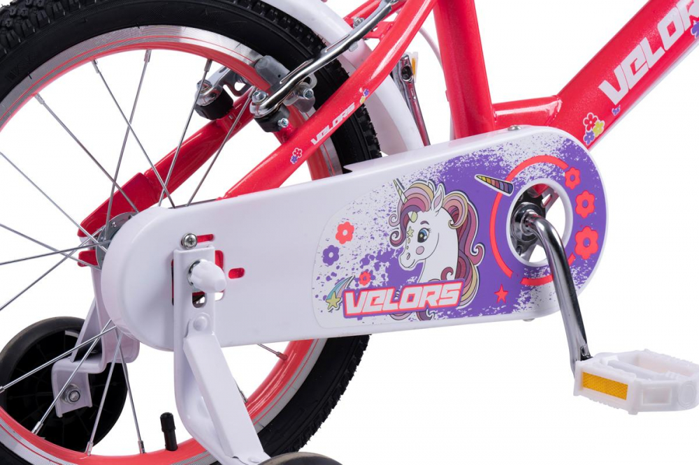 Bicicleta Velors Roz 18" | Primul Pas în Siguranță - imagine 5