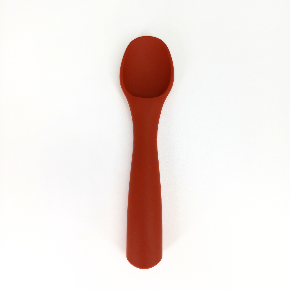 Lingurita Silicon Coccorito Red | Sigură pentru Bebeluși - imagine 2