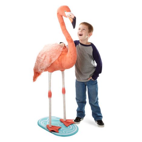 Flamingo Gigant Plus Melissa & Doug, 1 Metru - imagine 2