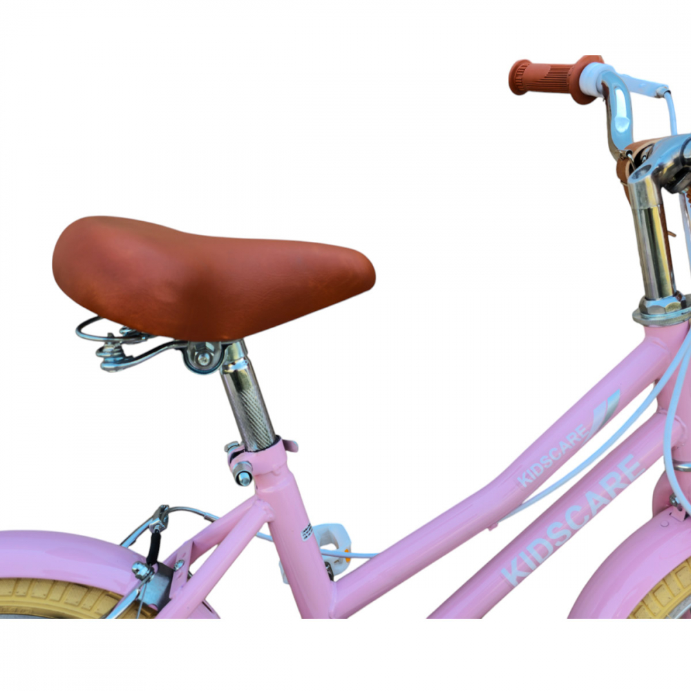 KidsCare HappyGirl 14" Roz - Bicicleta Perfectă pentru Copii - imagine 2