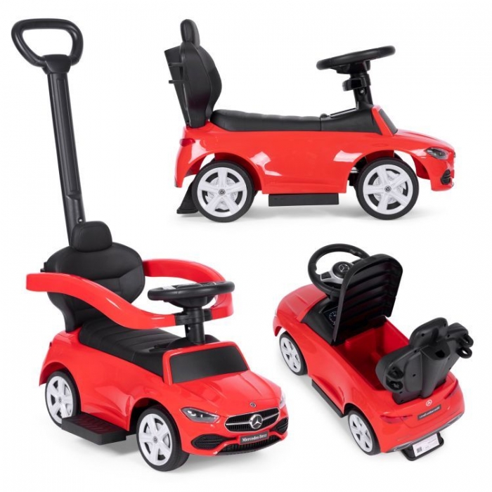 Ecotoys Mercedes C Class - Mașinuță roșie 1-3 ani