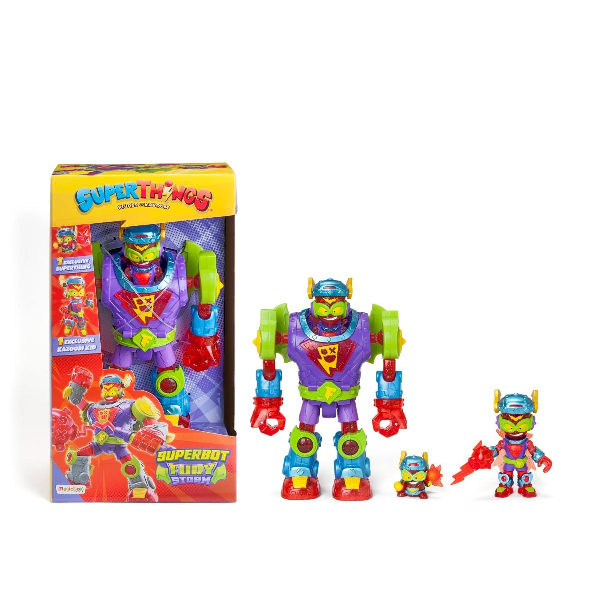 Set Superthings Robot Fury Storm & Kazoom Kid