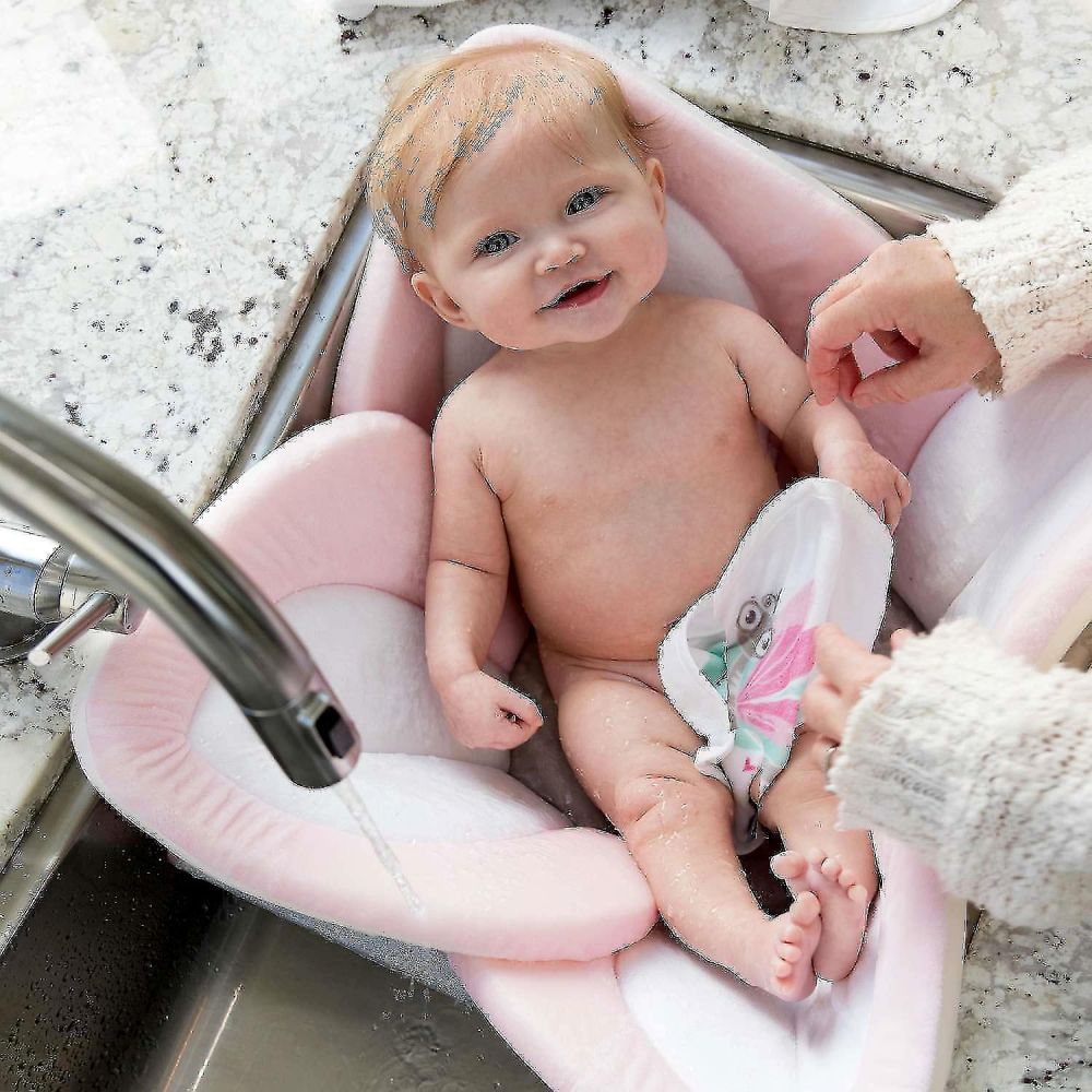 BloomingBath Lotus Roz | Cada moale de baie - imagine 2