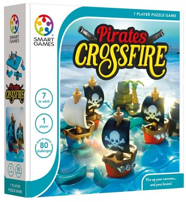 Smart Games Pirates Crossfire - Joc Logic 80+ Provocări