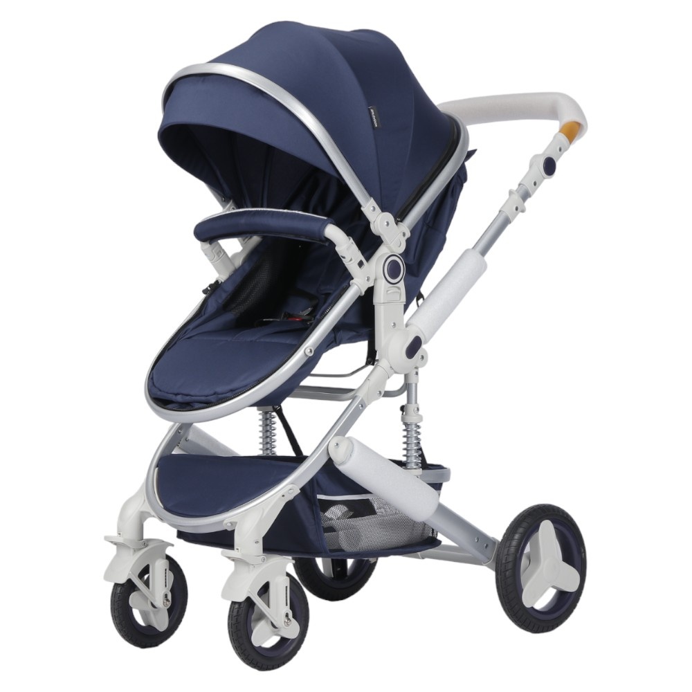 Carucior 3 in 1 Novokids 5300, Albastru Marine - imagine 4