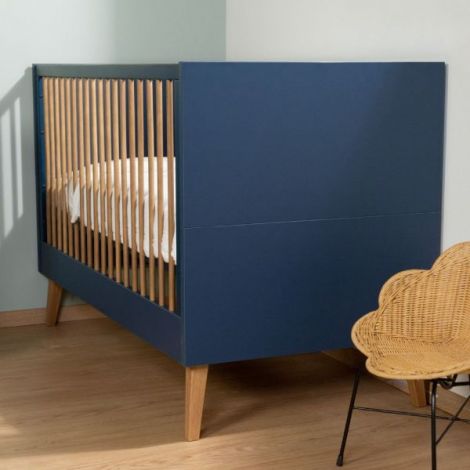 Patut Childhome Bold Blue Convertibil 70x140cm - imagine 5