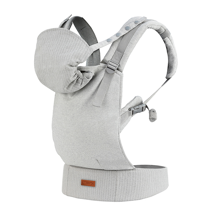 Marsupiu Momi Collet Grey | Purtare Ergonomică și Sigură - imagine 5
