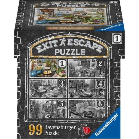 Puzzle Exit Bucătărie 99 piese - Ravensburger - imagine 2