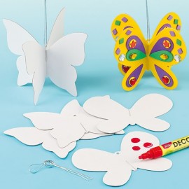 Fluturași 3D Decorativ Baker Ross - Set DIY Creativ
