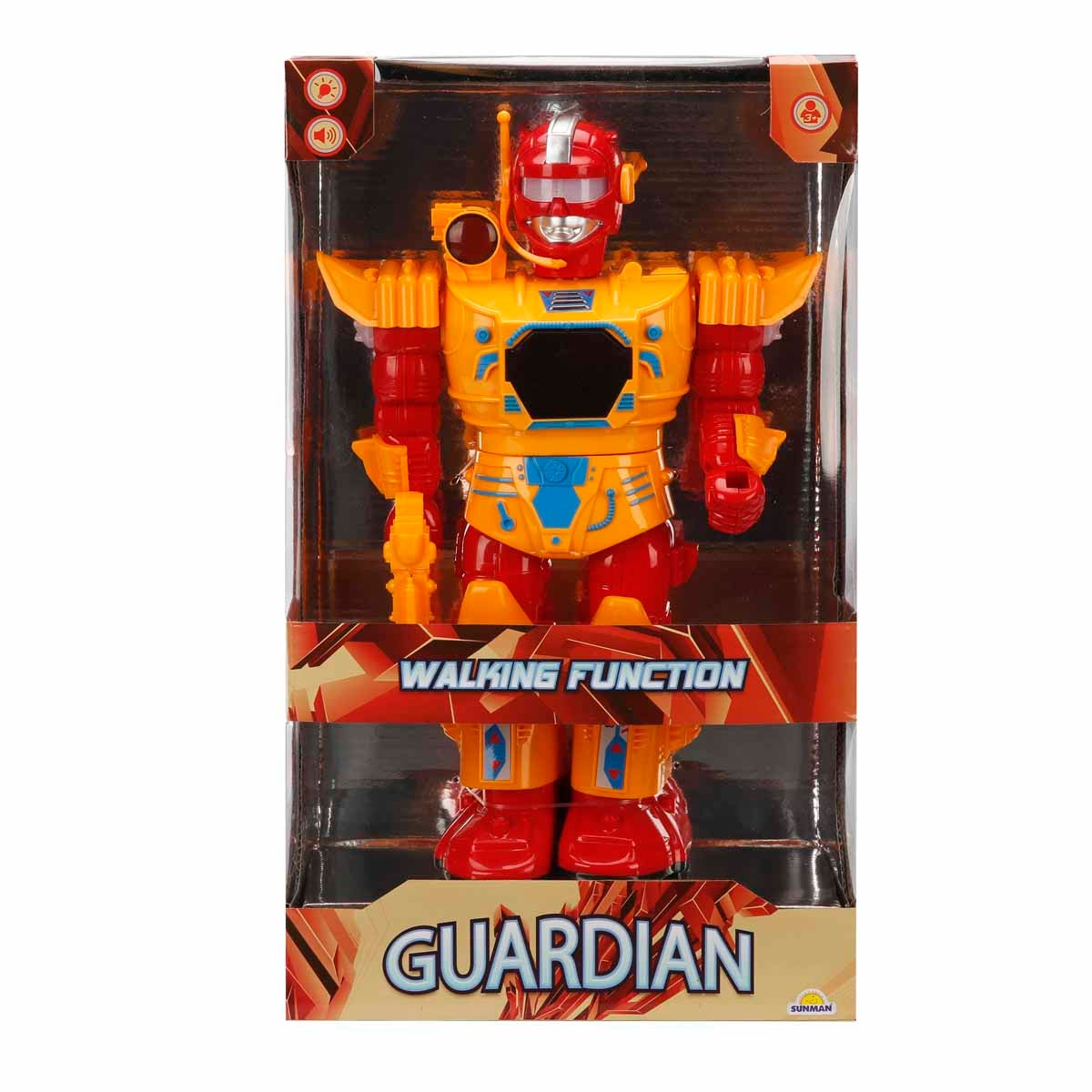 Robot Guardian Sunman, Sunete si Lumini, 32 cm