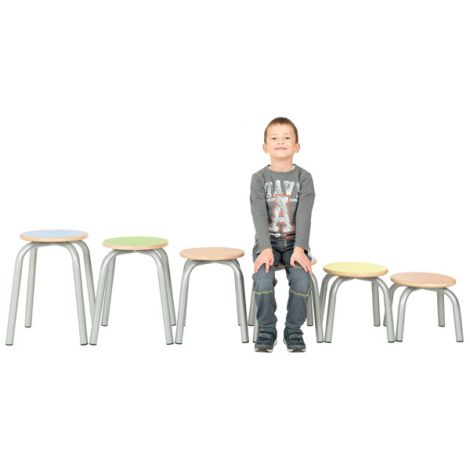 Taburet Stivuibil Flexi Verde Moje Bambino - imagine 3