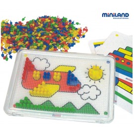 Miniland Mozaic 10, 600 piese, creativitate - imagine 2