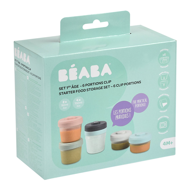 Set 6 Recipiente Beaba cu Închidere Etanșă - imagine 4