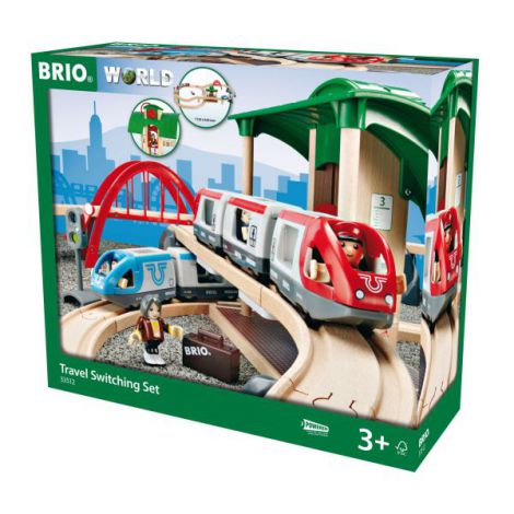 Set Trenuri Călători Brio 33512, 42 Piese