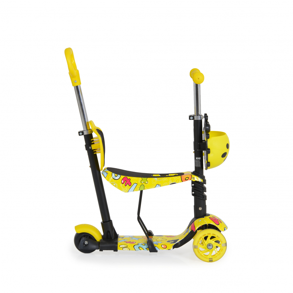 Trotineta 3in1 Moni Lollipop cu luminite - imagine 6