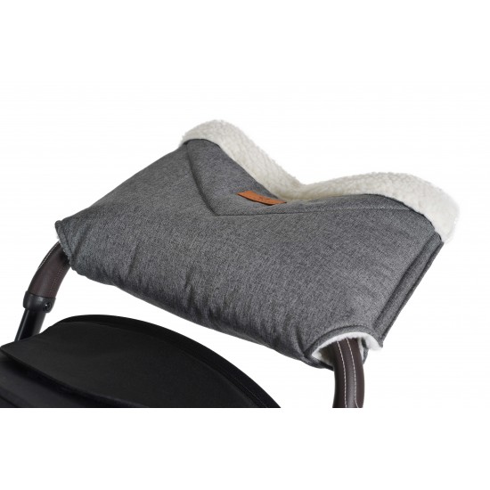 Mănușă Carucior Cangaroo Luxe Grey | Antivânt - imagine 2