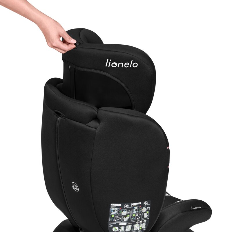 Lionelo Bastiaan i-Size 4in1 Rotativ Pink - imagine 3