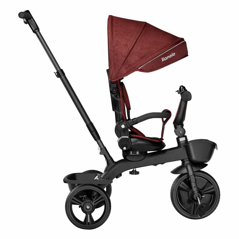 Tricicleta Lionelo Kori Red Burgundy Reversibilă - imagine 8