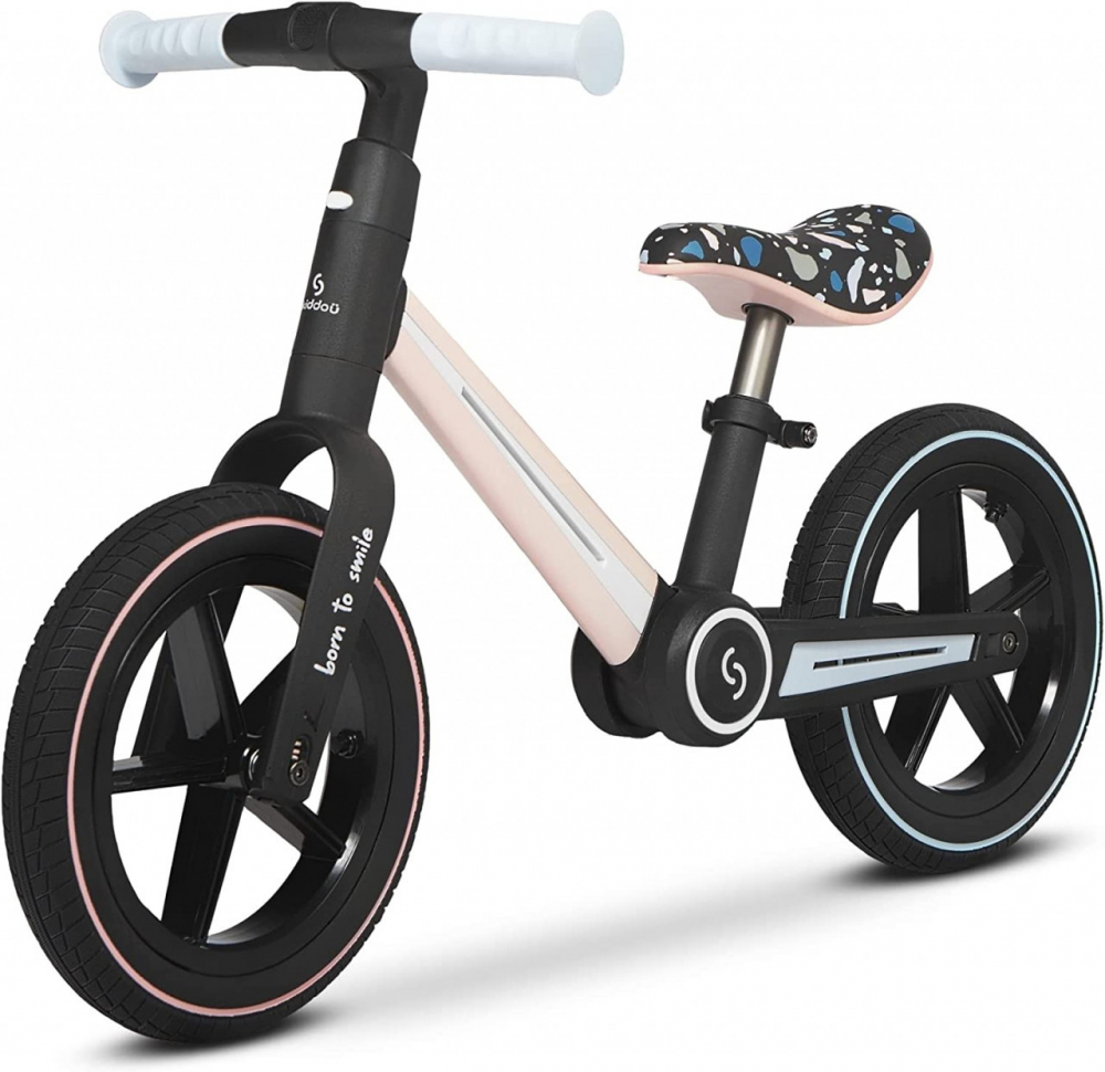 Bicicleta Skiddou Ronny Keep Pink 12 inch Pliabila - imagine 8