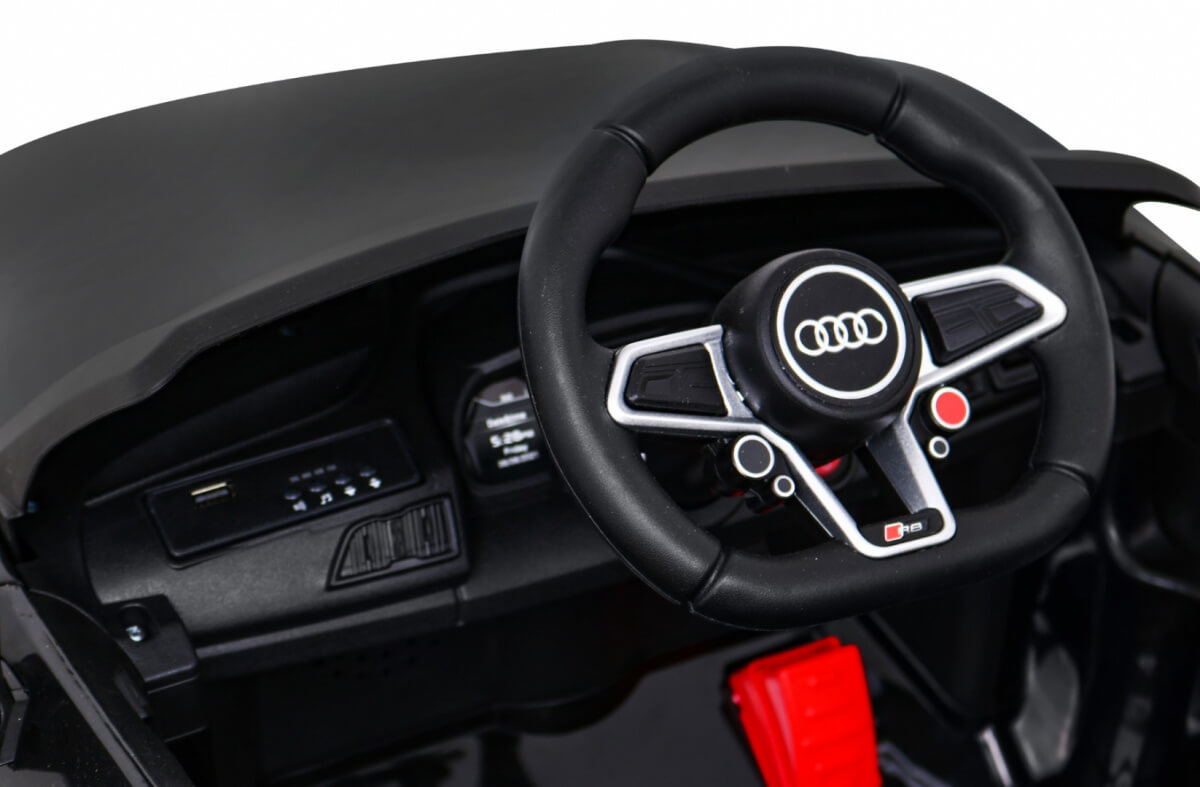 Mașinuță Electrică Audi R8 Lift Negru - imagine 5