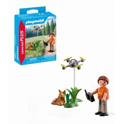 Playmobil Salvator cu Drona - Aventură Sigură