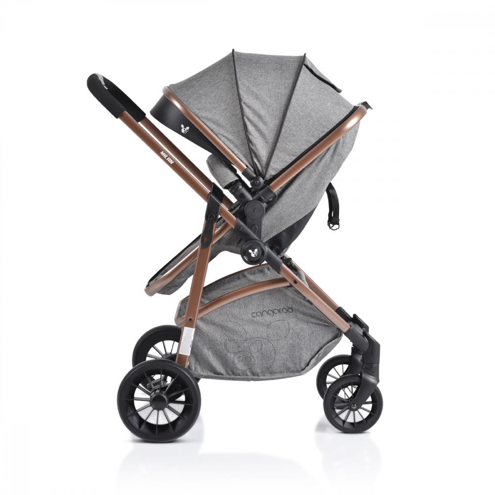 Cangaroo Milan Grey - Carucior 3in1 Premium - imagine 9