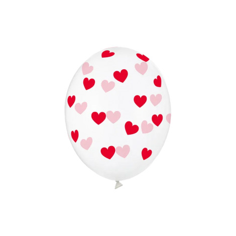 Baloane Inimi Rosii Party Deco - Decor Perfect