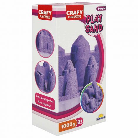 Nisip Kinetic Mov Crafy, 1000 gr, Modelare & Relaxare