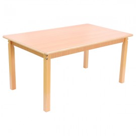 Blat Masa Consolidat Moje Bambino, 120x74 cm, Fag