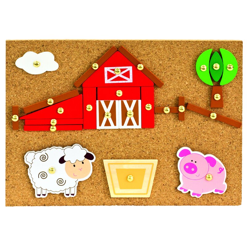 Bino Set Creatie Ferma | 170 Piese Educativ