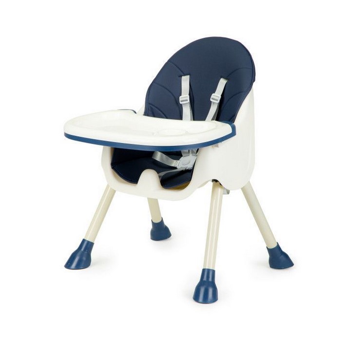 Scaun de Masa Ecotoys 2 in 1, Bleumarin - imagine 2