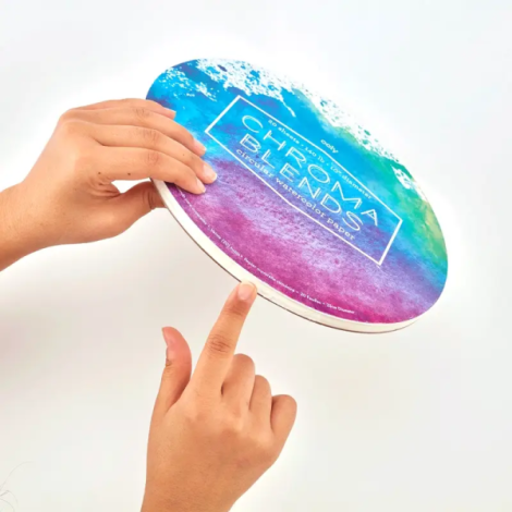Bloc Desen Circular Acuarela Ooly Chroma Blends - imagine 5