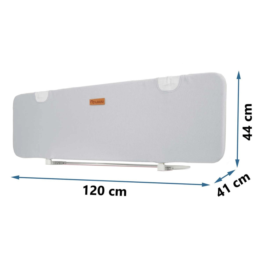 Bariera Protectie Nukido Gri 120cm | Pliabila - imagine 5
