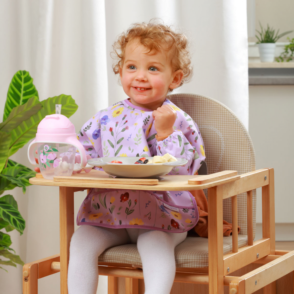 Baveta Babyono cu mânecă lungă Model Grădină - imagine 6